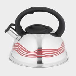 Чайник Доляна «Волна», 2.8 л, со свистком, с индикатором нагрева, фиксированная ручка, нержавеющая сталь