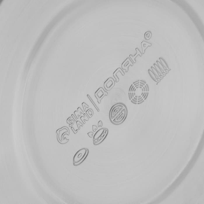 Чайник Доляна «Волна», 2.8 л, со свистком, с индикатором нагрева, фиксированная ручка, нержавеющая сталь