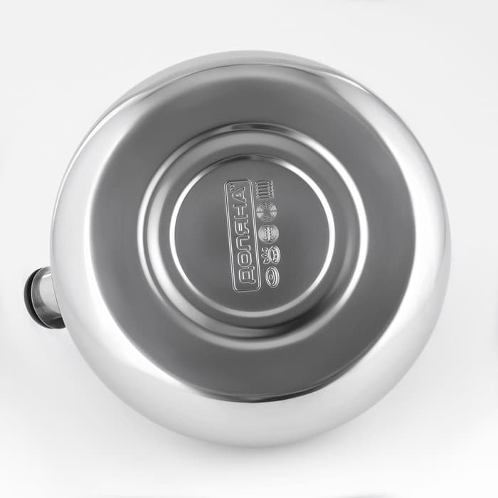 Чайник Доляна «Квант», 2.8 л, со свистком, фиксированная ручка, нержавеющая сталь, хромированный