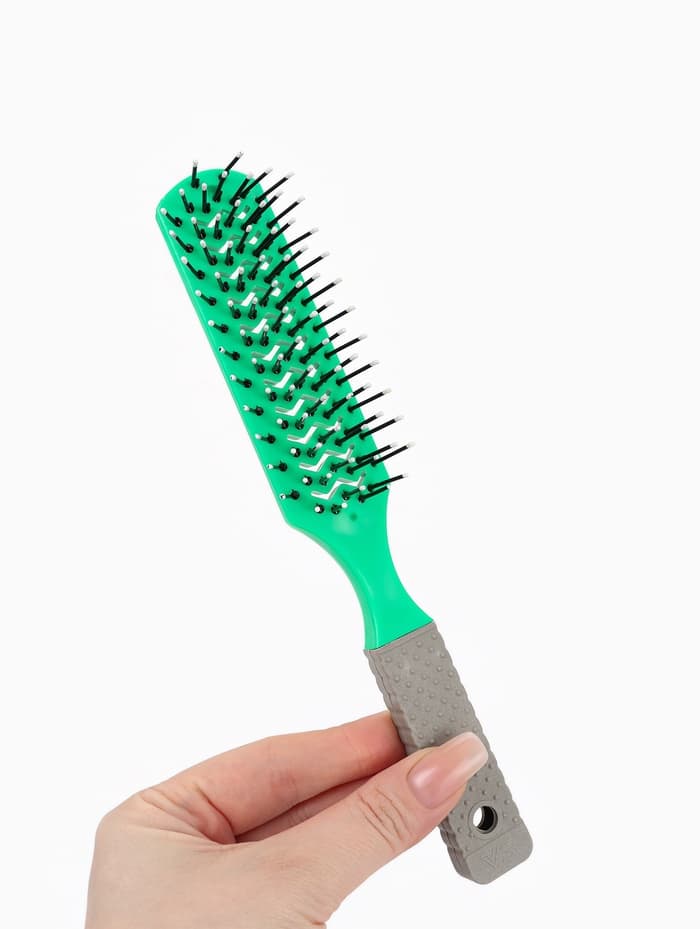 Расчёска массажная, вентилируемая, 3×21 см, фасовка 12 шт., МИКС