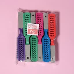 Расчёска массажная, вентилируемая, 3×21 см, фасовка 12 шт., МИКС