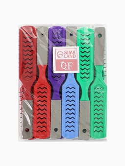 Расчёска массажная, вентилируемая, 3×21 см, фасовка 12 шт., МИКС