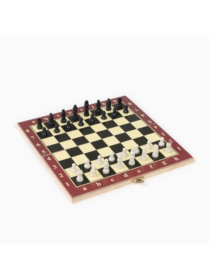 Настольная игра 3 в 1, набор: шахматы, шашки, нарды, 25×25 см