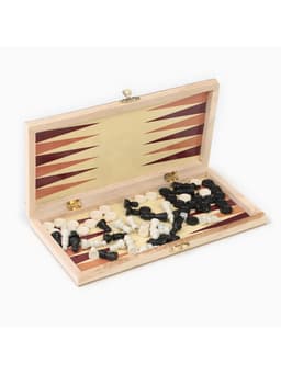 Настольная игра 3 в 1, набор: шахматы, шашки, нарды, 25×25 см