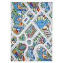 Палас прямоугольный «Мегаполис», размер 150×200 см, серый