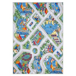 Палас прямоугольный «Мегаполис», размер 150×200 см, серый