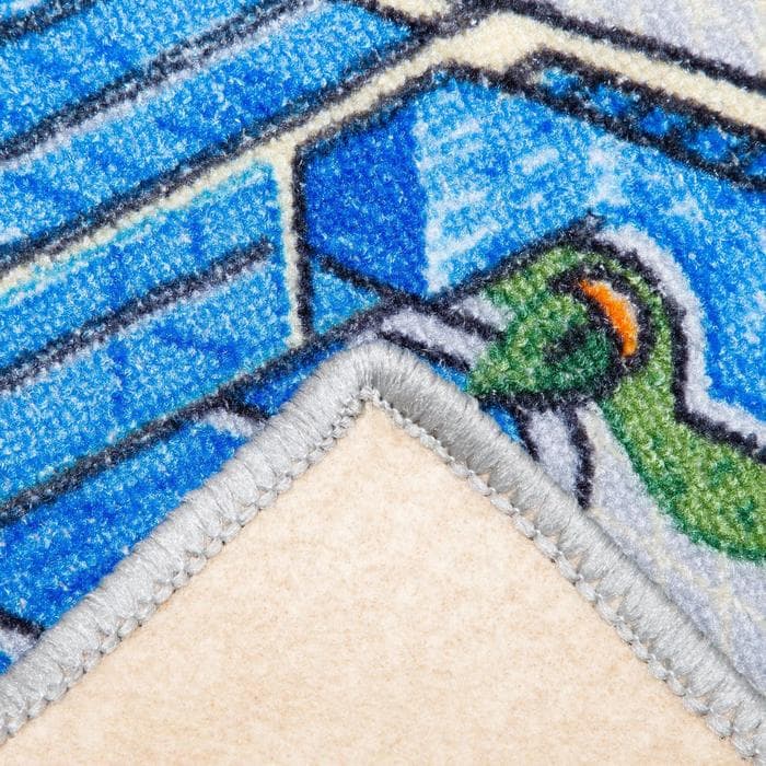 Палас прямоугольный «Мегаполис», размер 150×200 см, серый