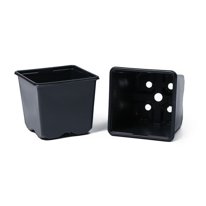 Горшок для рассады, 520 мл, 9×9×8 см, чёрный, Greengo