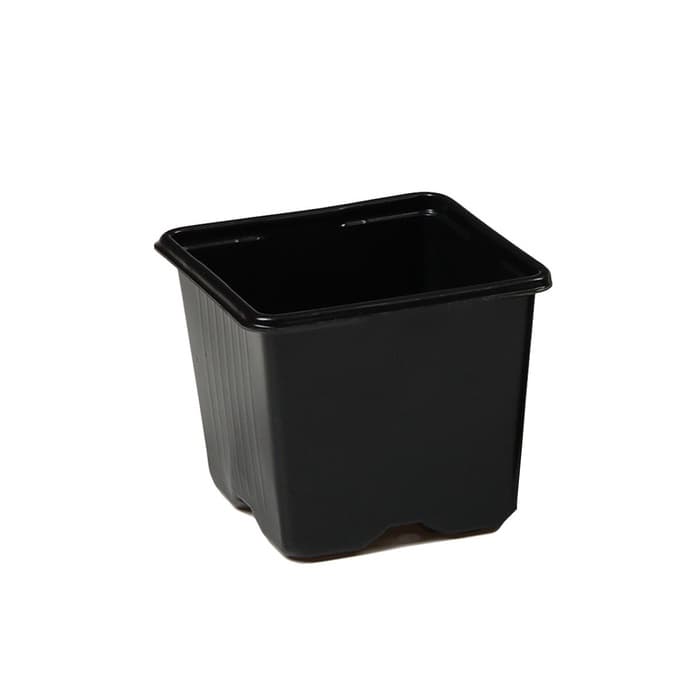 Горшок для рассады, 320 мл, 8×8×7 см, чёрный, Greengo