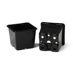 Горшок для рассады, 320 мл, 8×8×7 см, чёрный, Greengo