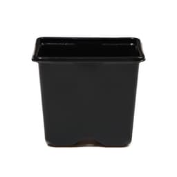 Горшок для рассады, 320 мл, 8×8×7 см, чёрный, Greengo