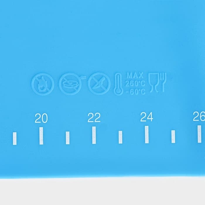 Коврик для выпечки и раскатки теста с разметкой Доляна «Эрме», силикон, 64.5×45 см, МИКС