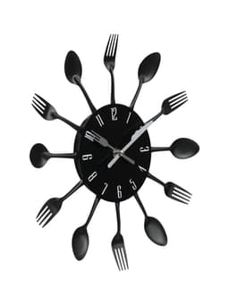 Часы настенные «Столовые приборы», плавный ход, 32×32 см, циферблат 13 см
