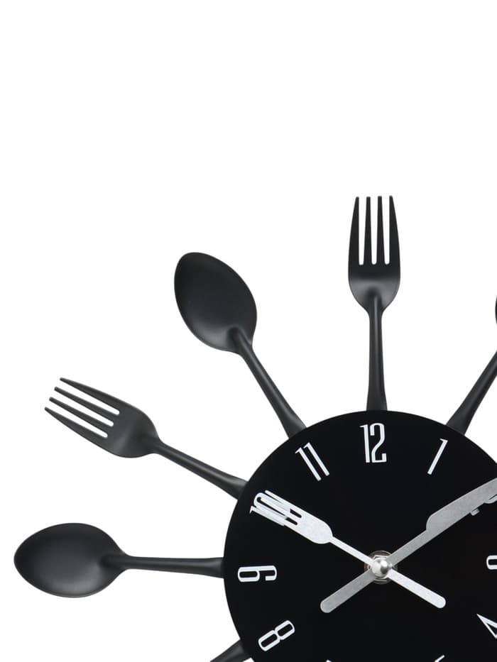 Часы настенные «Столовые приборы», плавный ход, 32×32 см, циферблат 13 см
