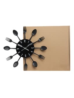 Часы настенные «Столовые приборы», плавный ход, 32×32 см, циферблат 13 см