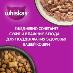УЦЕНКА Сухой корм Whiskas для стерилизованных кошек, курица, 5 кг (Срок до 18.03.26)