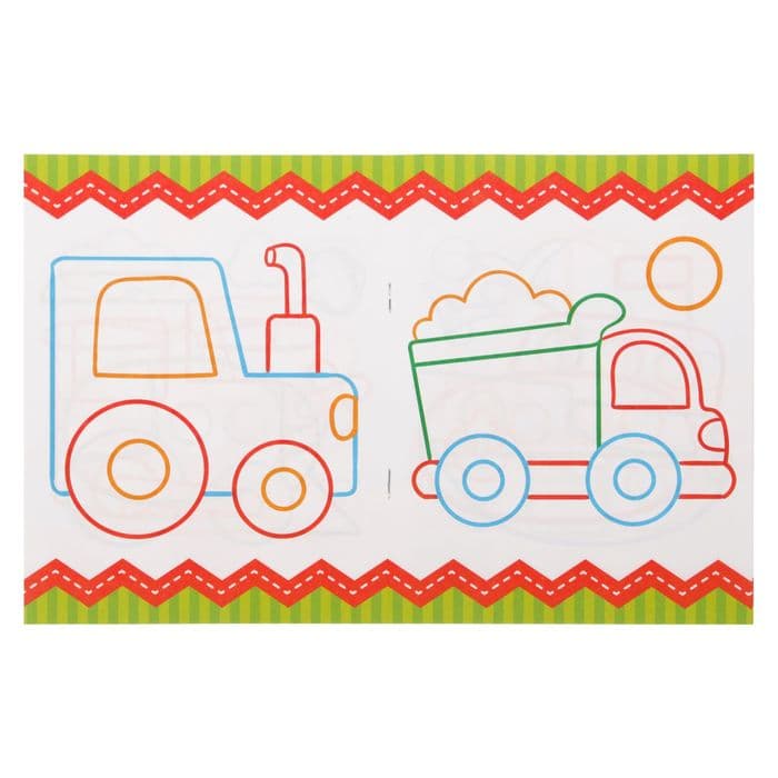 Раскраска для малышей «Для мальчиков», 12 стр., 0+