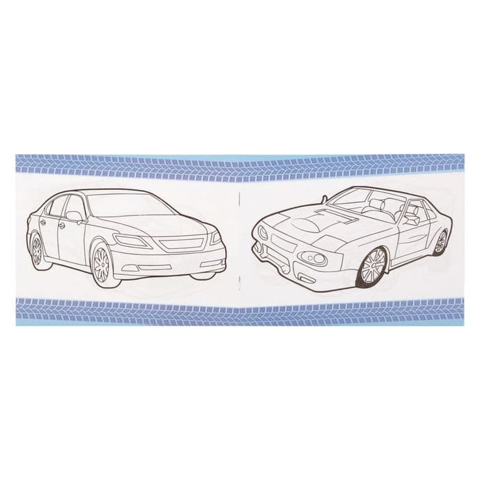 Раскраска для мальчиков «Автомобили», 12 стр., 3+