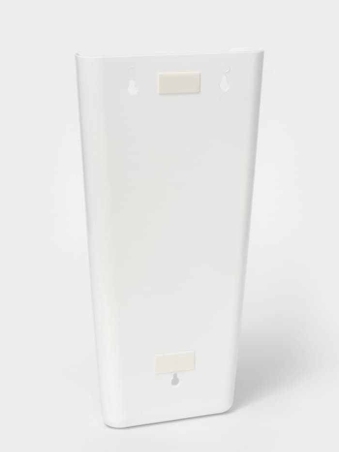 Корзина для пакетов IDEA «Геометрия», пластик, 18×9×35 см, белая