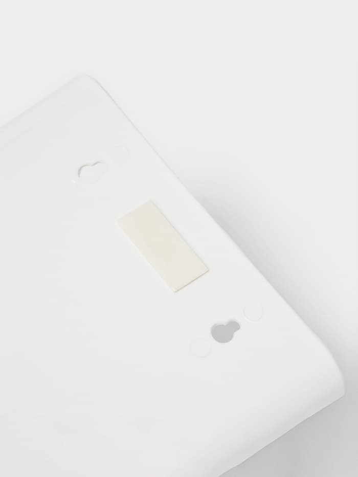 Корзина для пакетов IDEA «Геометрия», пластик, 18×9×35 см, белая