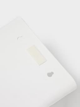 Корзина для пакетов IDEA «Геометрия», пластик, 18×9×35 см, белая