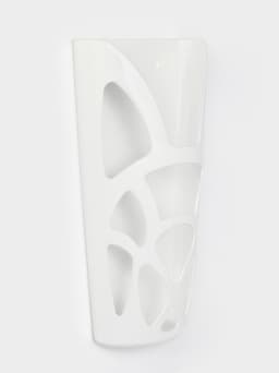 Корзина для пакетов IDEA «Геометрия», пластик, 18×9×35 см, белая