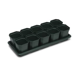 Набор для рассады: стаканы по 300 мл (10 шт.), поддон 41×17 см, цвет МИКС