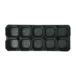 Набор для рассады: стаканы по 300 мл (10 шт.), поддон 41×17 см, цвет МИКС