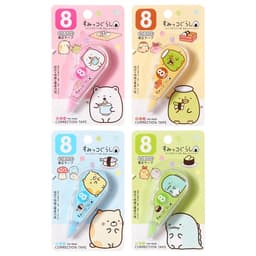 Корректор-лента 3 м × 5 мм, блистер, европодвес, корпус прозрачный с рисунком МИКС