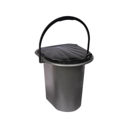 Ведро - туалет, h=40 см, 17 л, серое