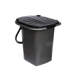 Ведро - туалет, h=40 см, 17 л, серое