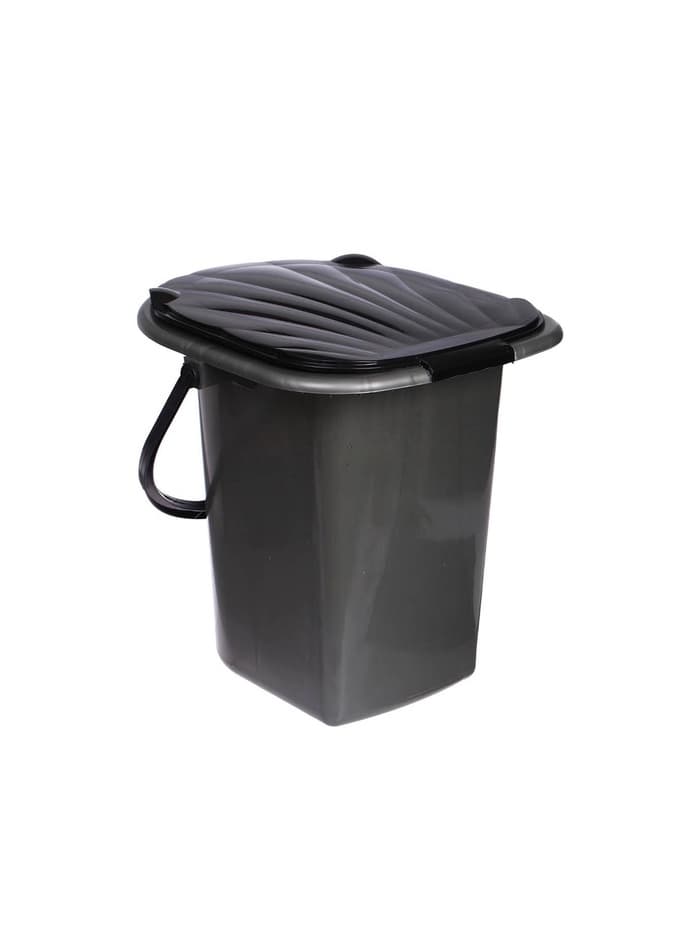 Ведро - туалет, h=40 см, 17 л, серое