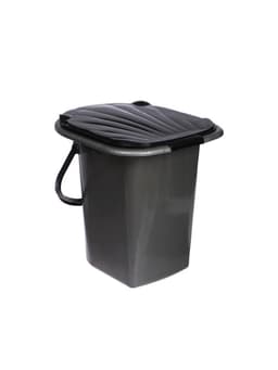 Ведро - туалет, h=40 см, 17 л, серое