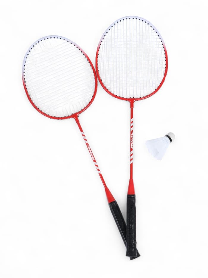 Набор для бадминтона ONLYTOP: 2 ракетки, волан, МИКС
