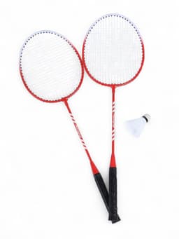 Набор для бадминтона ONLYTOP: 2 ракетки, волан, МИКС