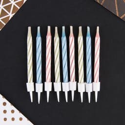 Свечи для торта незадуваемые «На миллион желаний», 5.7×0.4 см