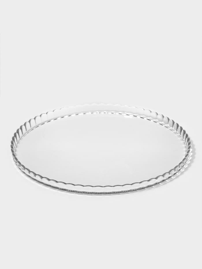 Блюдо Paşabahçe Patisserie, d=28 см, стекло, прозрачное