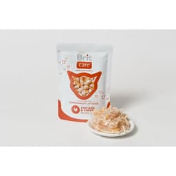 Влажный корм Brit Care для кошек, курица и сыр, пауч 80г