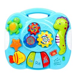 Детский столик 3 в 1 для малышей ZABIAKA «Морское приключение», световые и звуковые эффекты