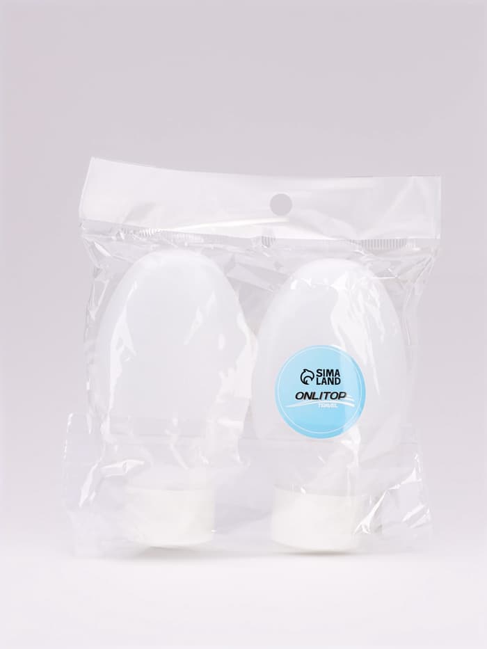 Набор для хранения, 100 мл, 2 предмета, белый