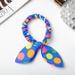 Резинка для волос «Веселые ушки», кружева горох, МИКС