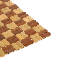 Накидка-массажер на сиденье из бамбука 37×36 см, светлый цвет