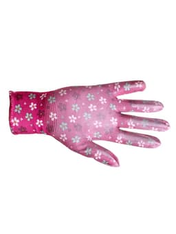 Перчатки нейлоновые, с ПВХ обливом, размер 8, МИКС, «Цветы», Greengo