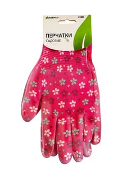 Перчатки нейлоновые, с ПВХ обливом, размер 8, МИКС, «Цветы», Greengo