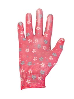 Перчатки нейлоновые, с ПВХ обливом, размер 8, МИКС, «Цветы», Greengo