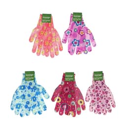 Перчатки садовые, нейлоновые, с ПВХ обливом, размер 9, МИКС, Greengo