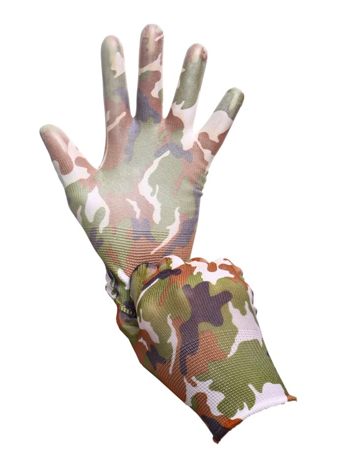 Перчатки садовые, нейлоновые, с ПВХ обливом, размер 9, МИКС, Greengo