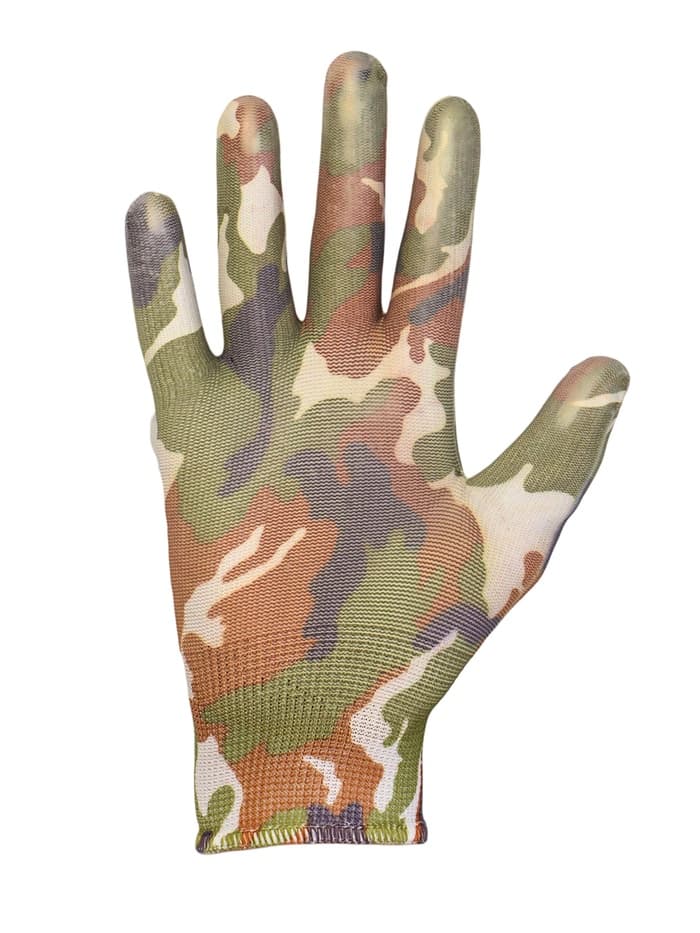 Перчатки садовые, нейлоновые, с ПВХ обливом, размер 9, МИКС, Greengo