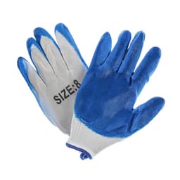 Перчатки садовые, нейлоновые, с нитриловым полуобливом, размер 8, МИКС, Greengo