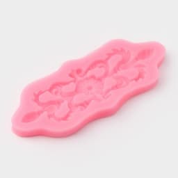 Молд для заливки Доляна «Лепнина», силикон, 13×5.5 см, розовый